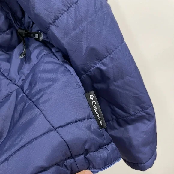 Columbia Women’s Reversible Tech Interchange Titanium Blue Size Small Winter - Picture 8 of 11